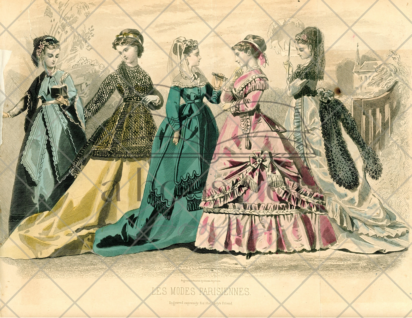 Fashion Plate Signature Pages- Project Template Digital Download