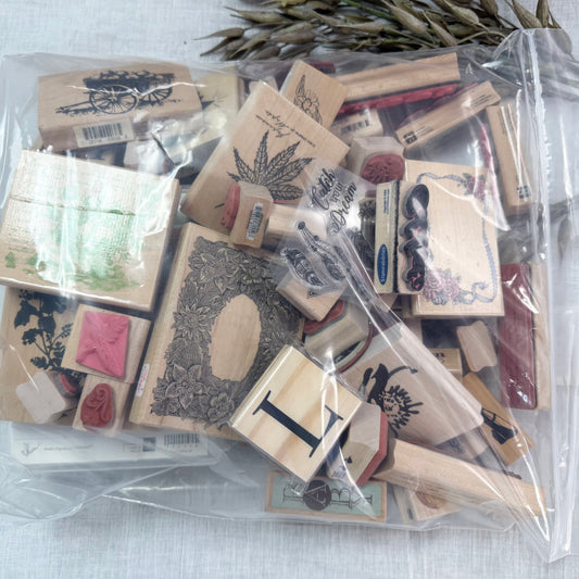 Bulk Bag of Wood Stamps
