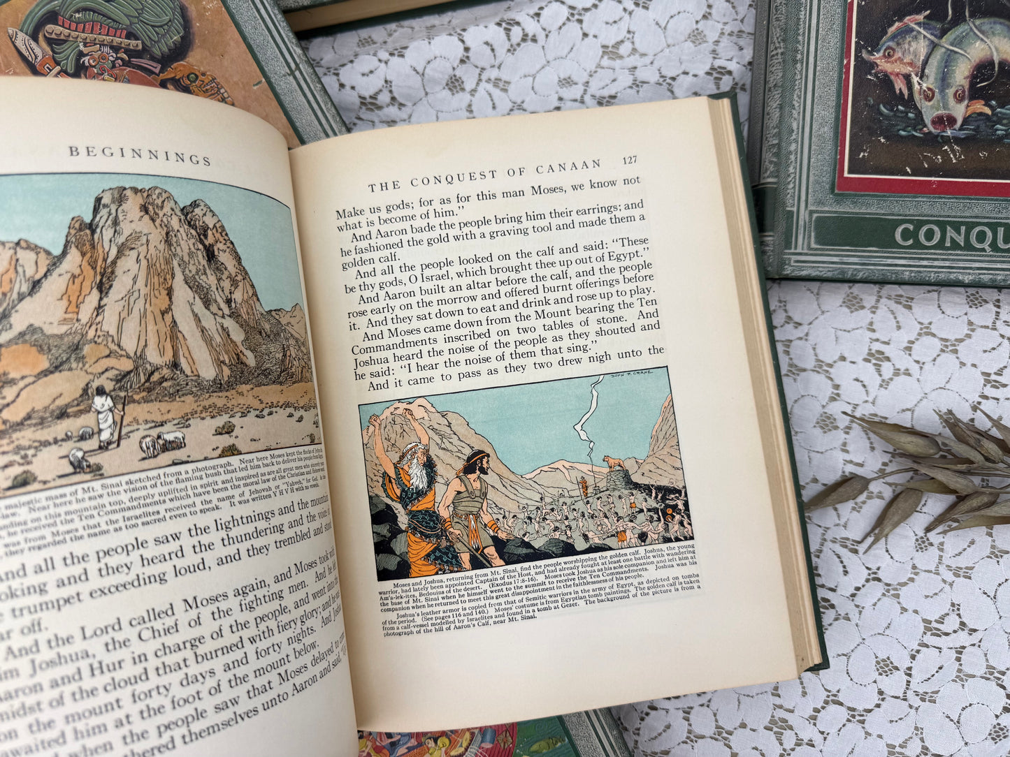 History Book with Colorful Illustrations
