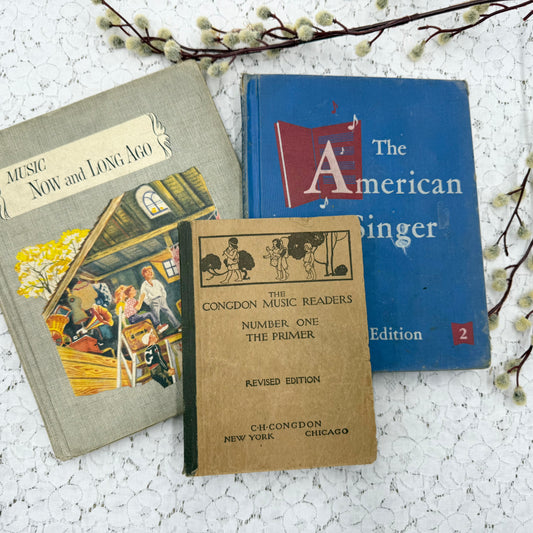 Vintage Music Book Set