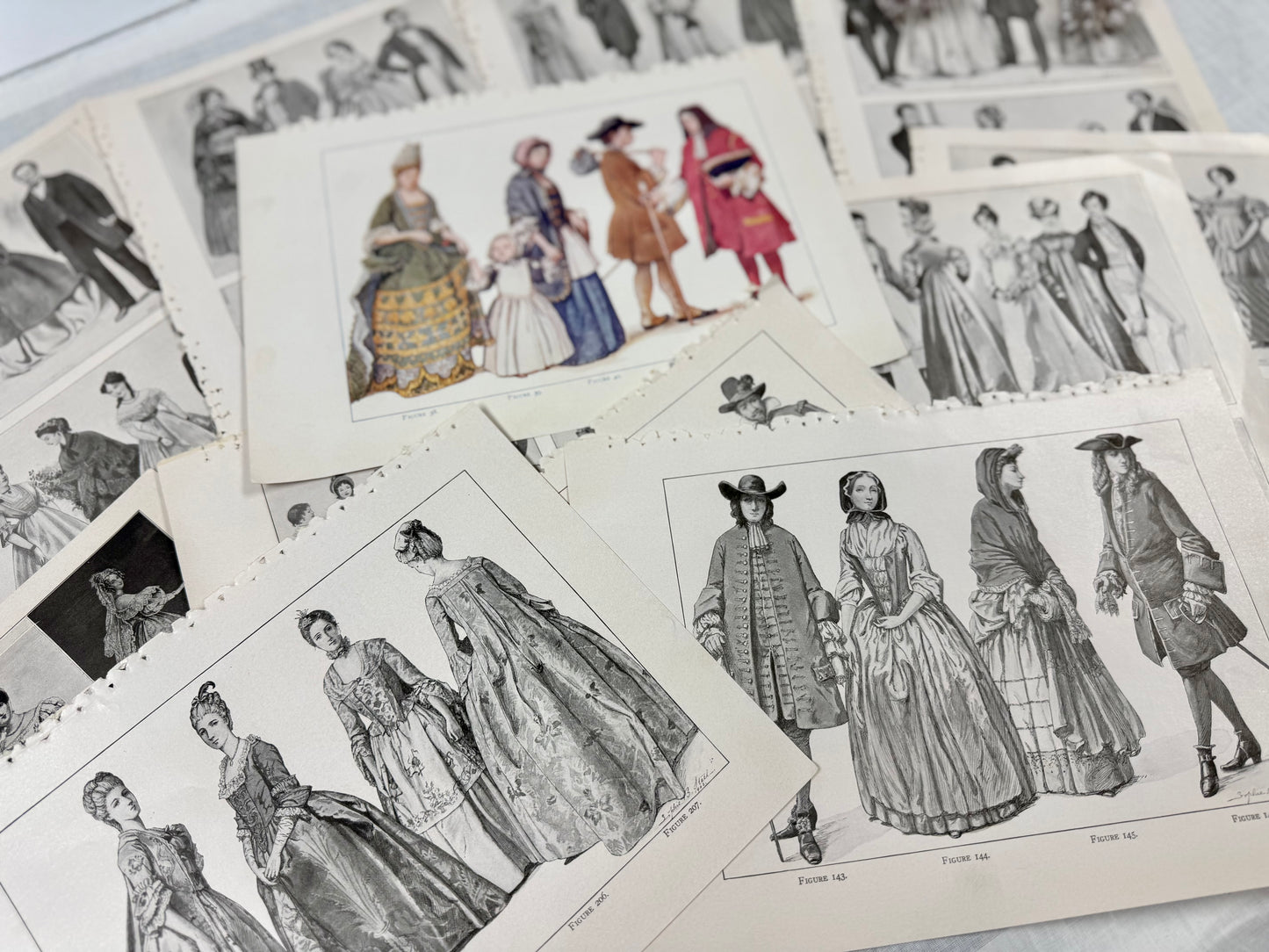 Vintage Fashion Print Set