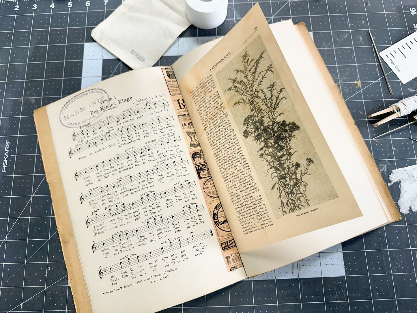 Vintage Music Journal Kit- Step by Step Video Included