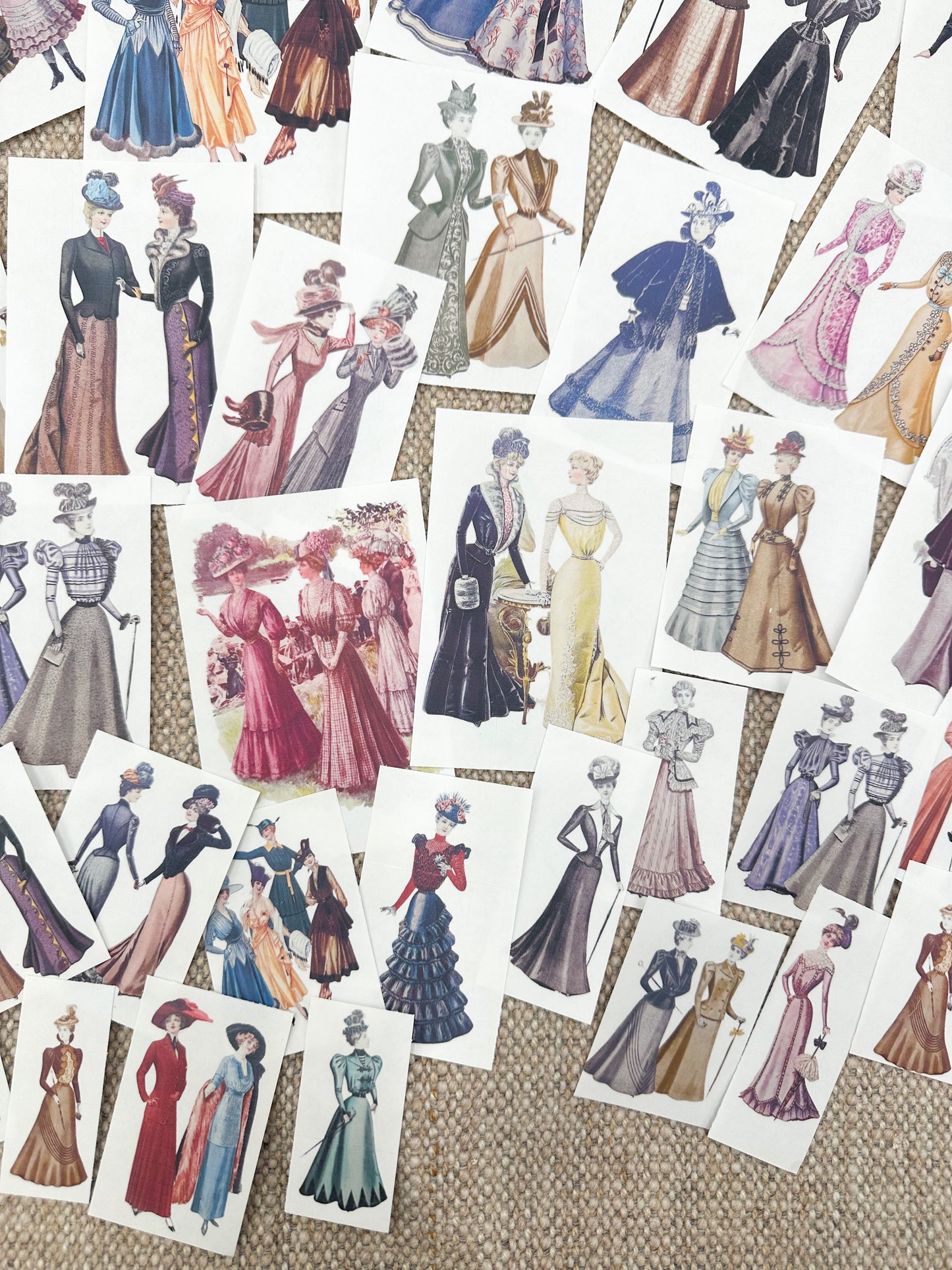 Clear Matte Stickers of Fashion Ladies