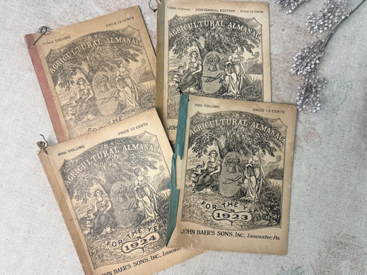 Vintage Almanac Set