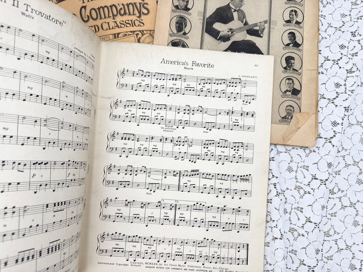 Vintage Music Set