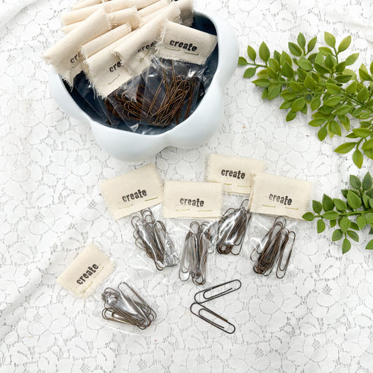 Rusted Paper Clips (Set of 10)