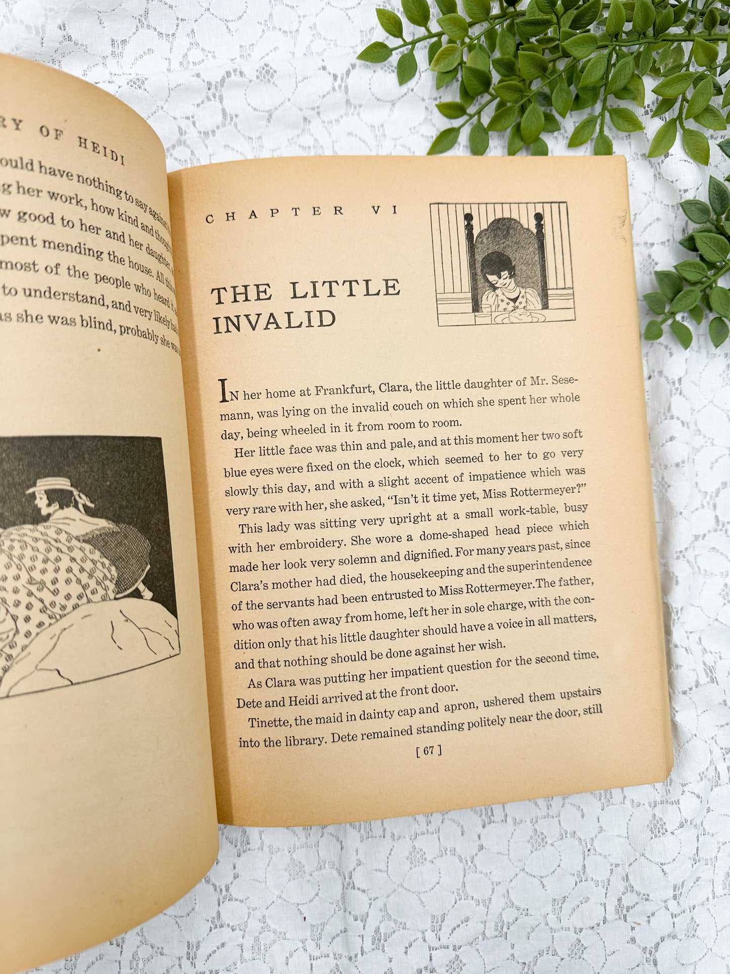 Vintage Heidi Book- 1934