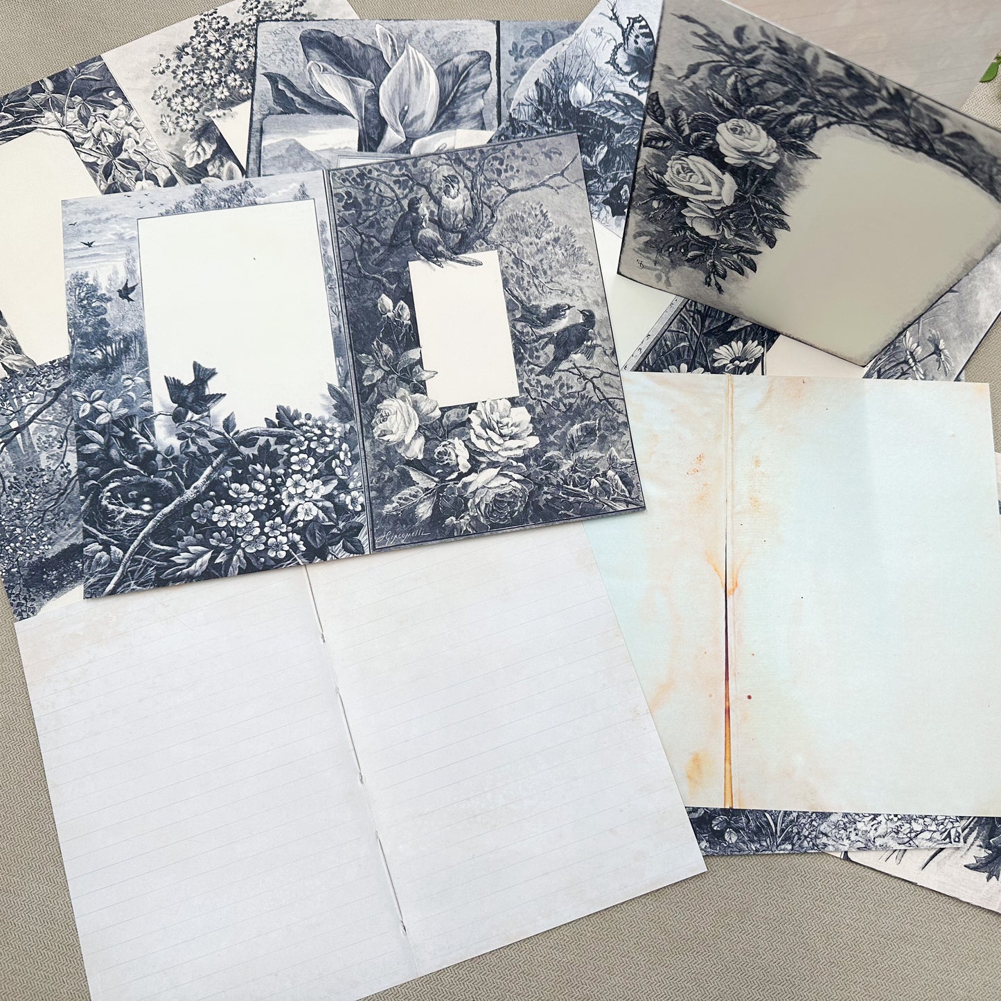 Floral Signature Pages- Paper Pack