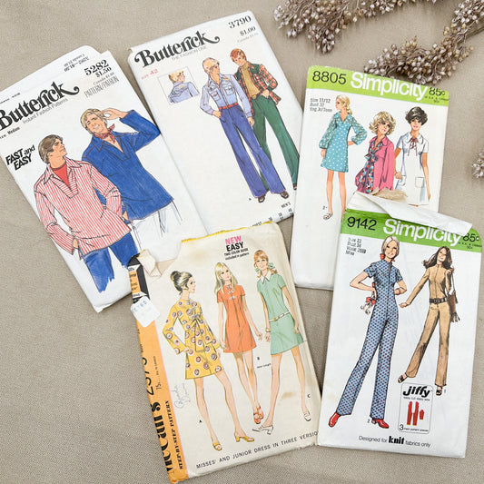 Set of Vintage Patterns
