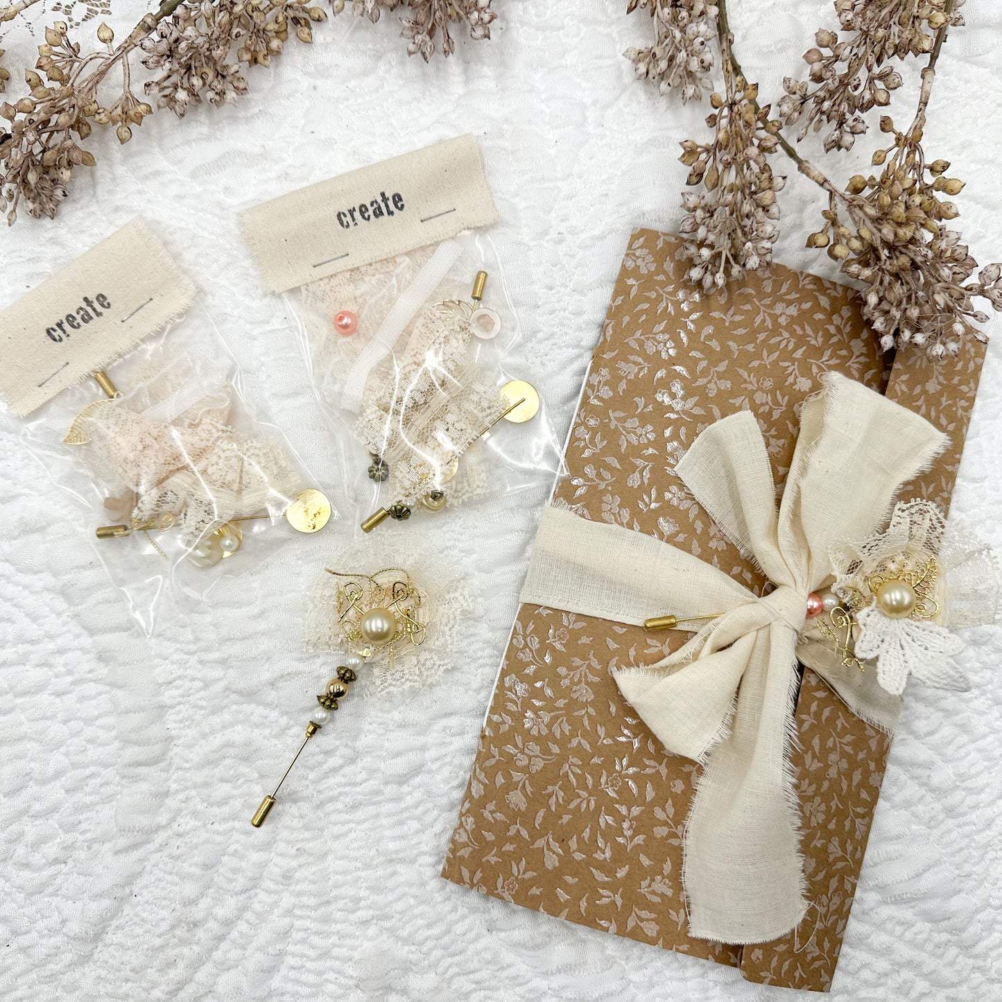 Hat Pin Kit (Makes Two Pins)