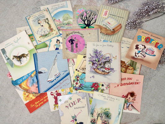 Vintage Card Set (20+ cards)