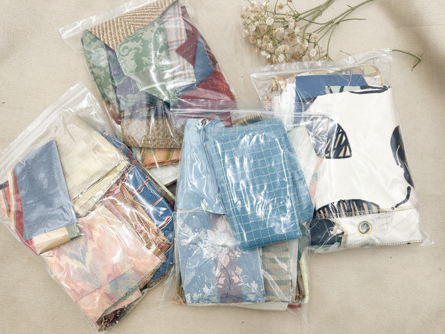 Random Scrap Fabrics (12 x 9 Bag)