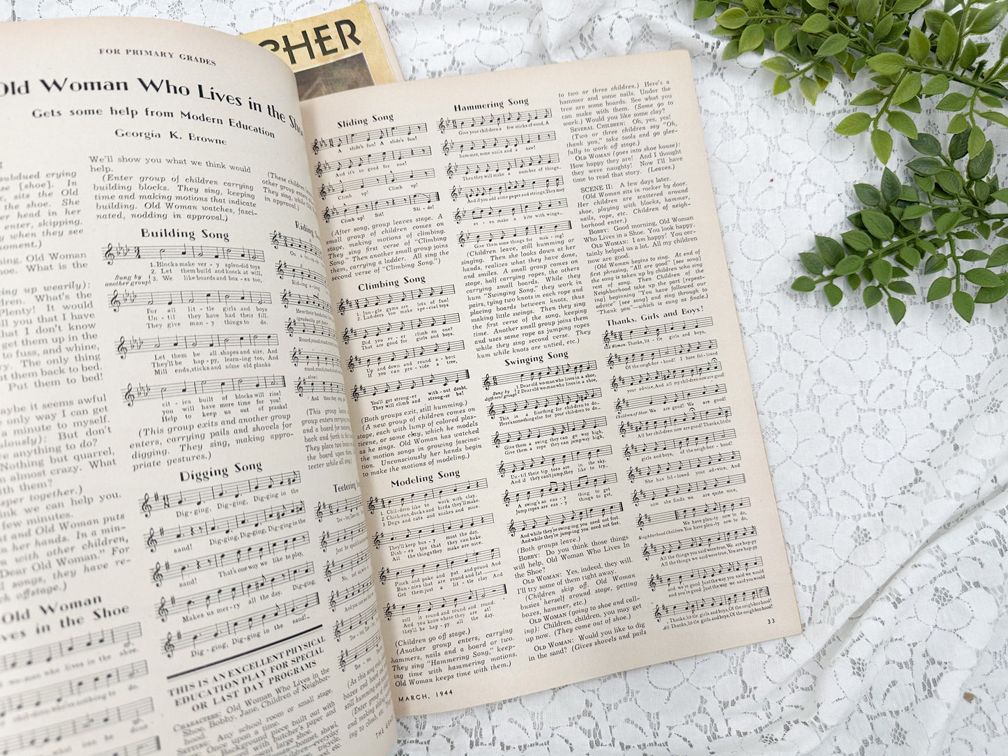 The Vintage Grade Teacher (Set of Two)