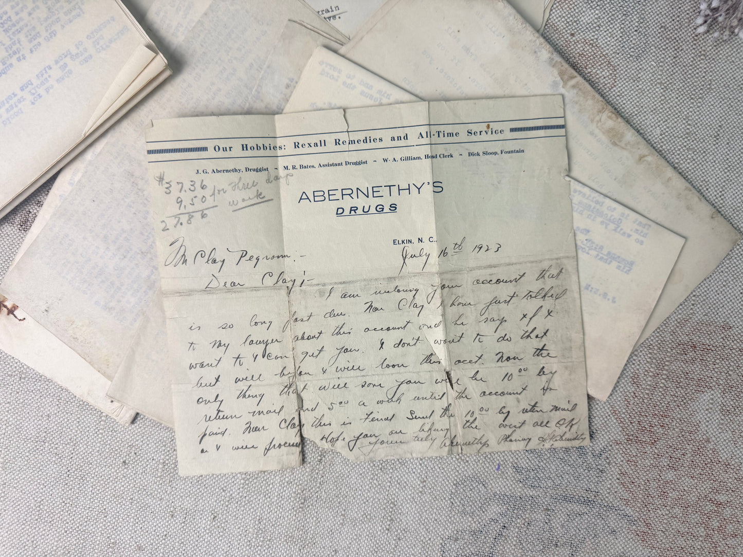 Vintage Correspondence Set
