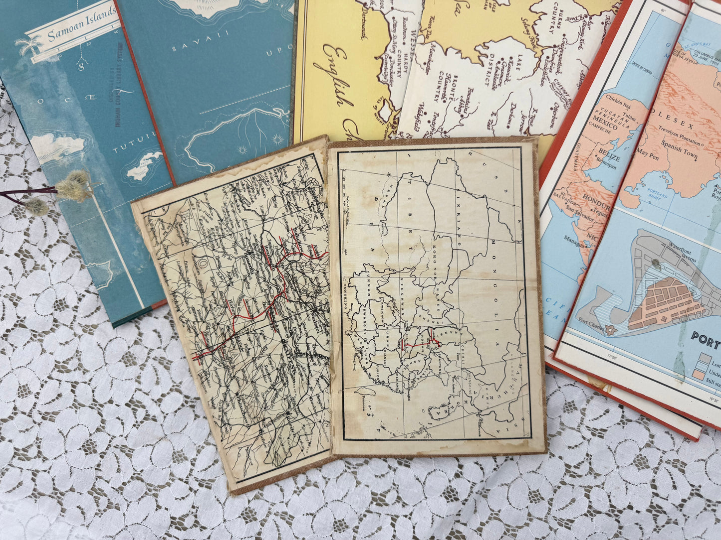 Set of Map Book Boards