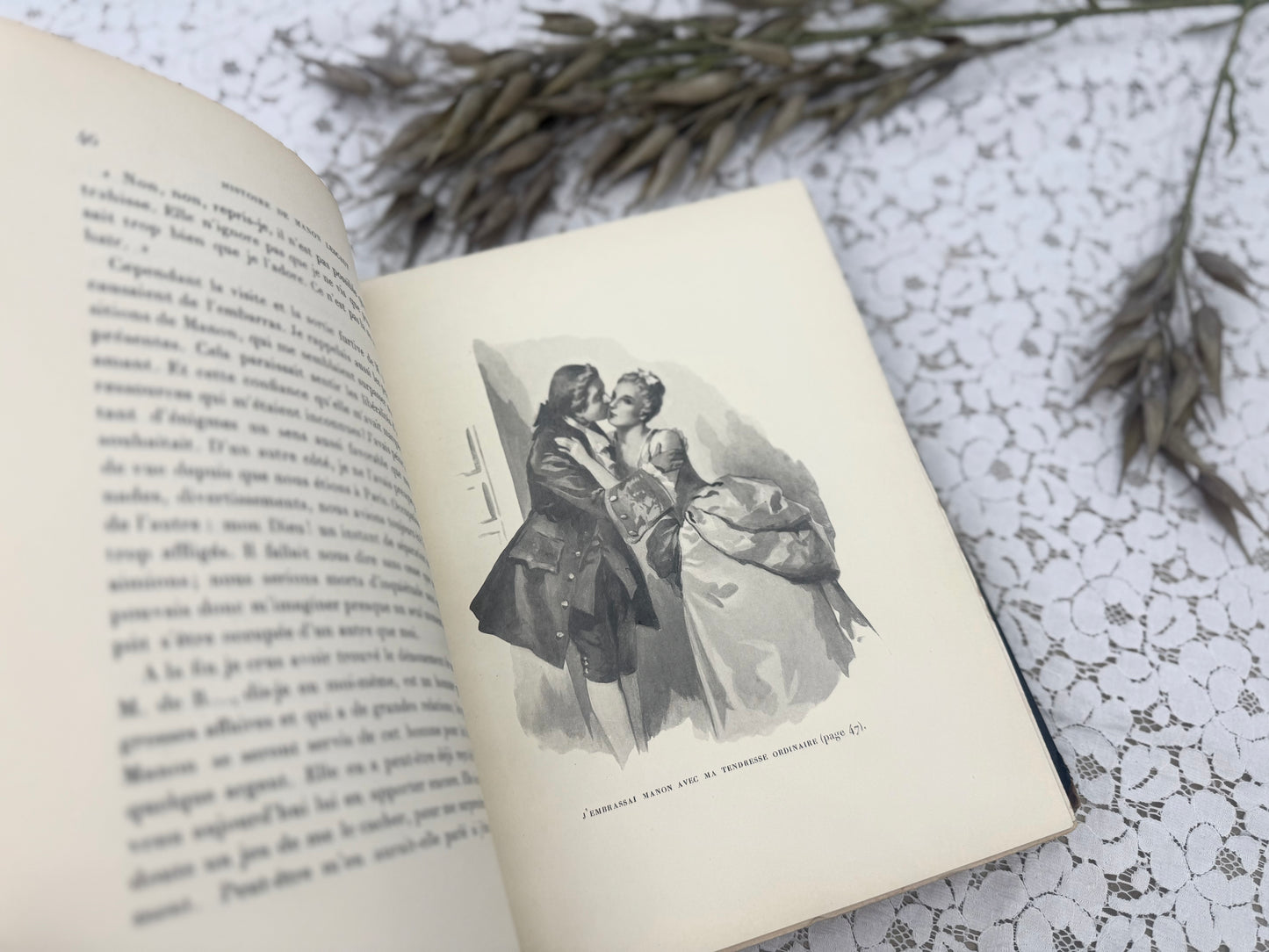 Vintage Book with Illustrations