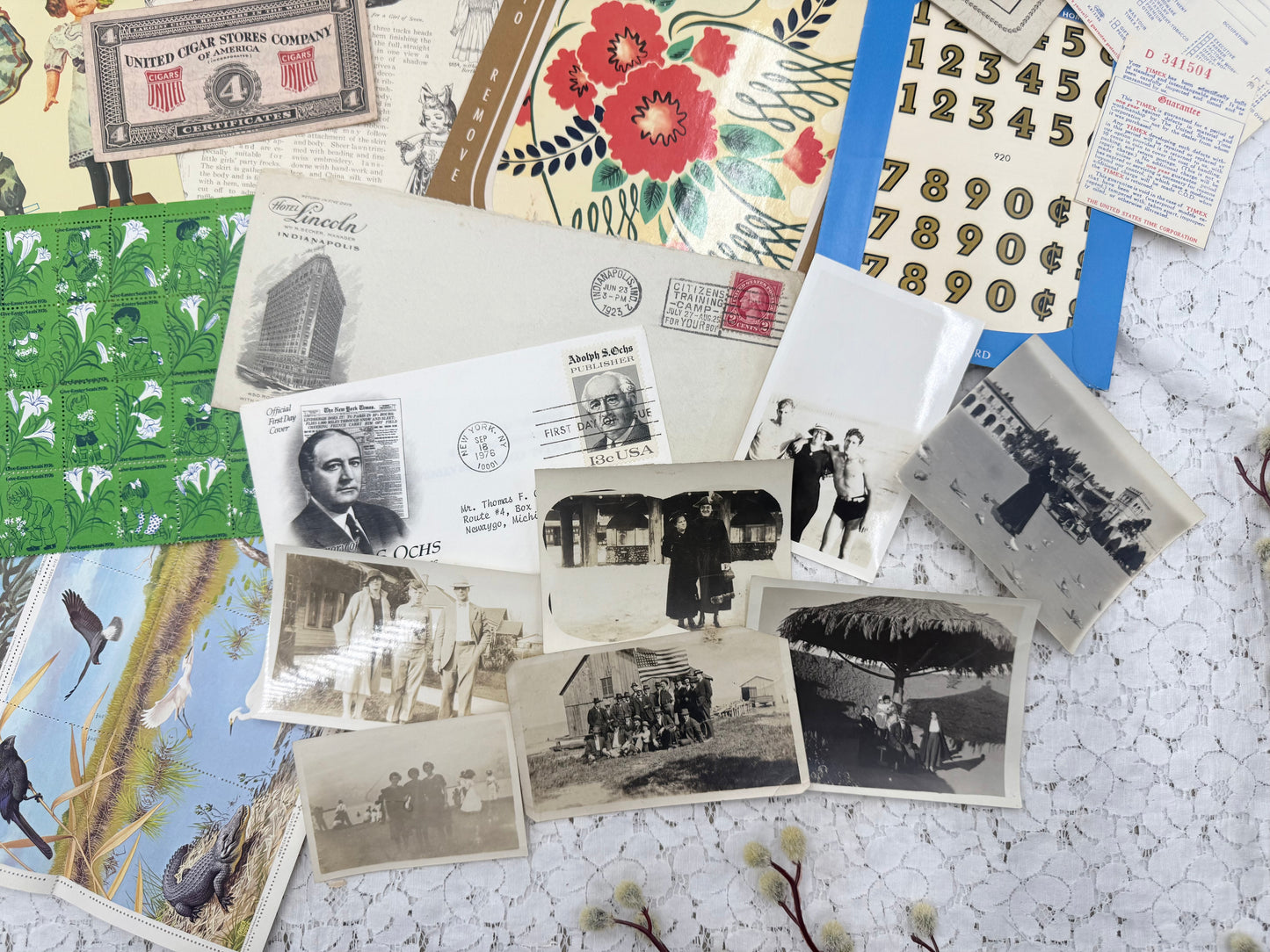 Vintage Ephemera Set