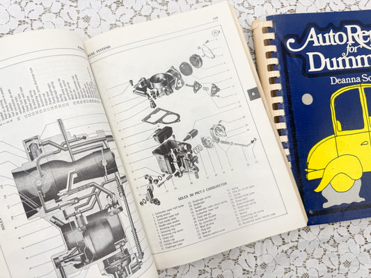 Vintage Mechanic Book Set