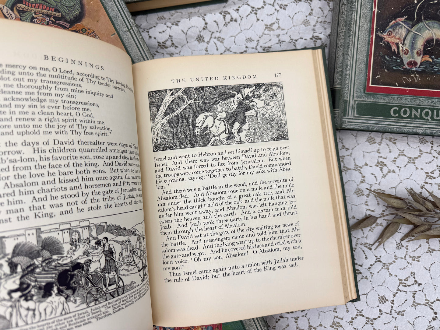 History Book with Colorful Illustrations