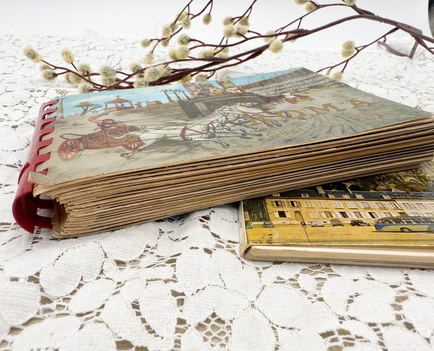 Vintage Postcards and Book