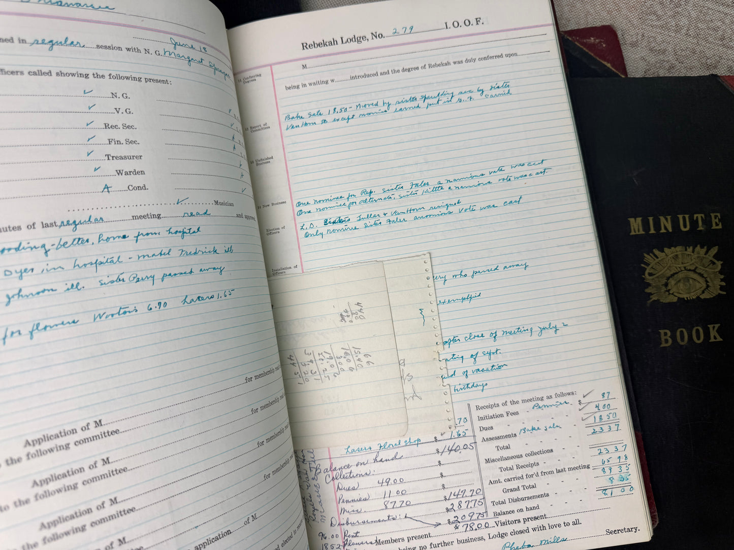 Vintage Ledger (4 Available)