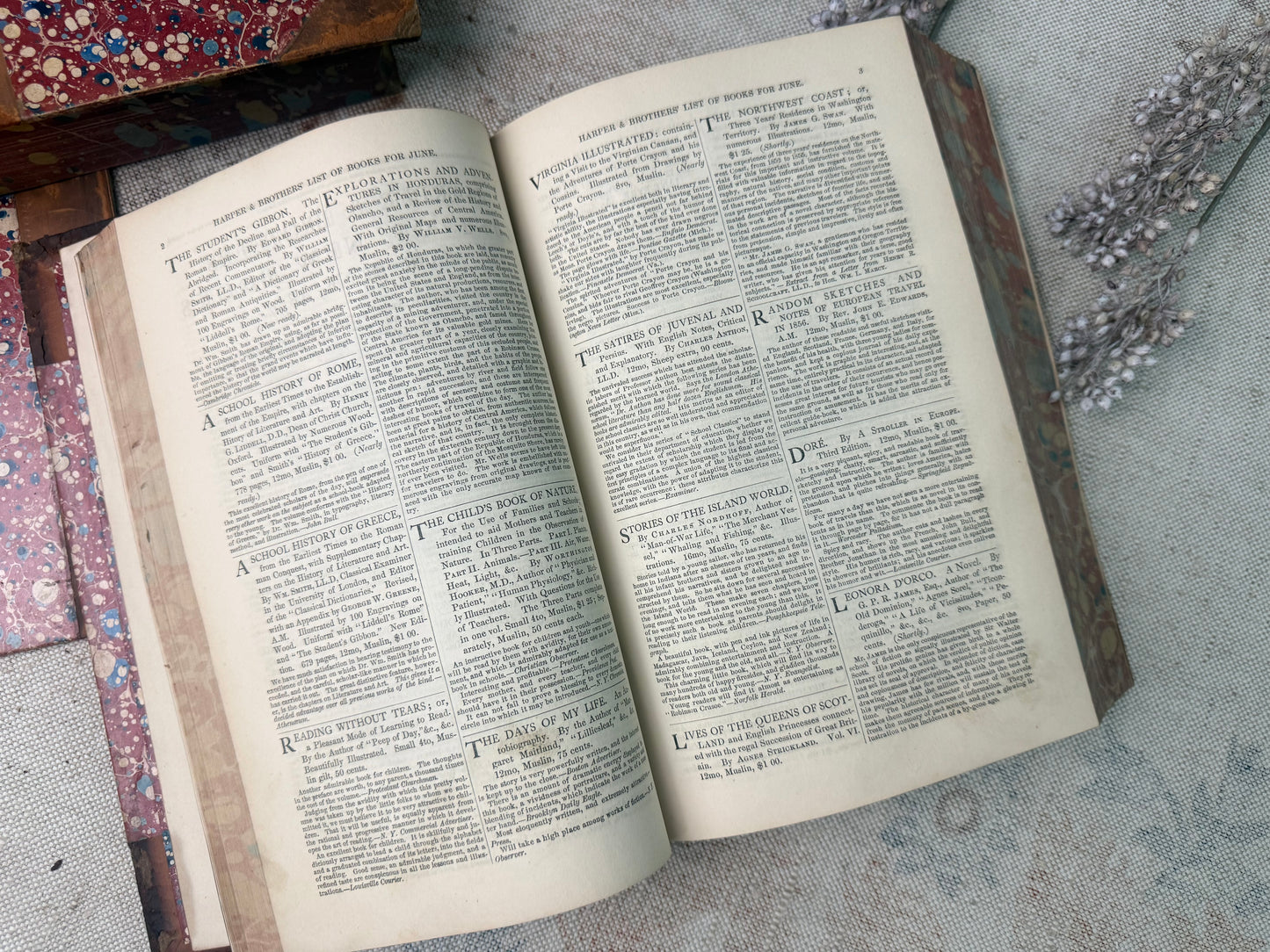 Vintage Harper's Magazine- Bound Book