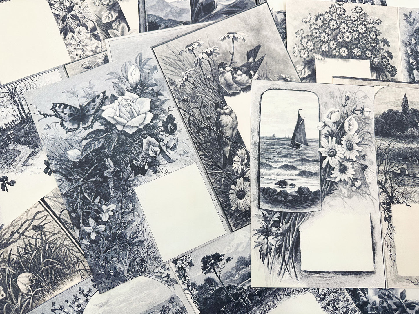 Floral Signature Pages- Paper Pack