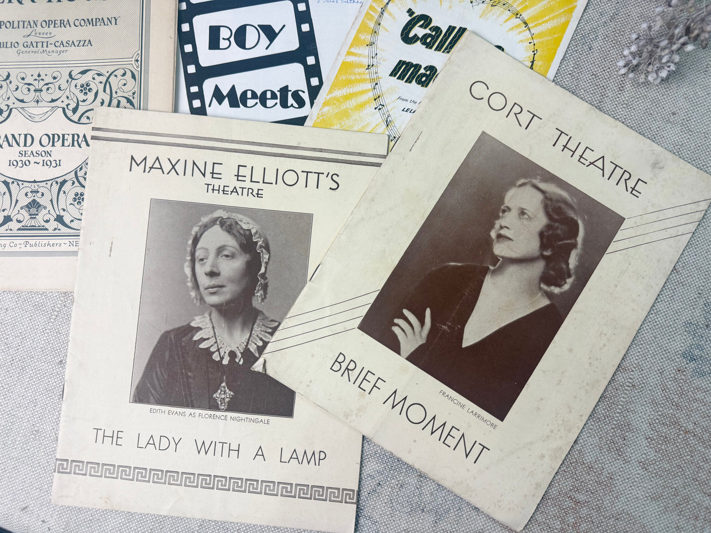 Vintage Theatre Ephemera