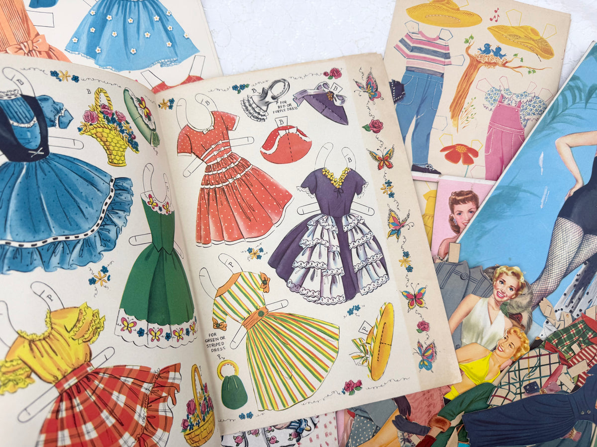 Paper Doll Set of Ephemera