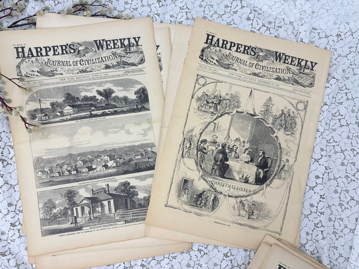 Harper's Weekly (Set of 4)