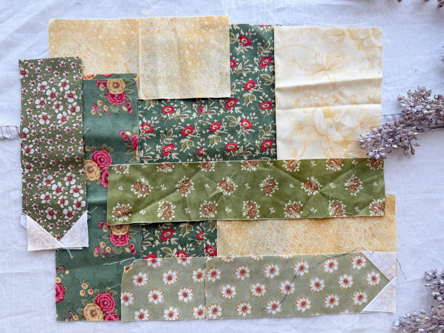 Coordinated Fabric Scraps