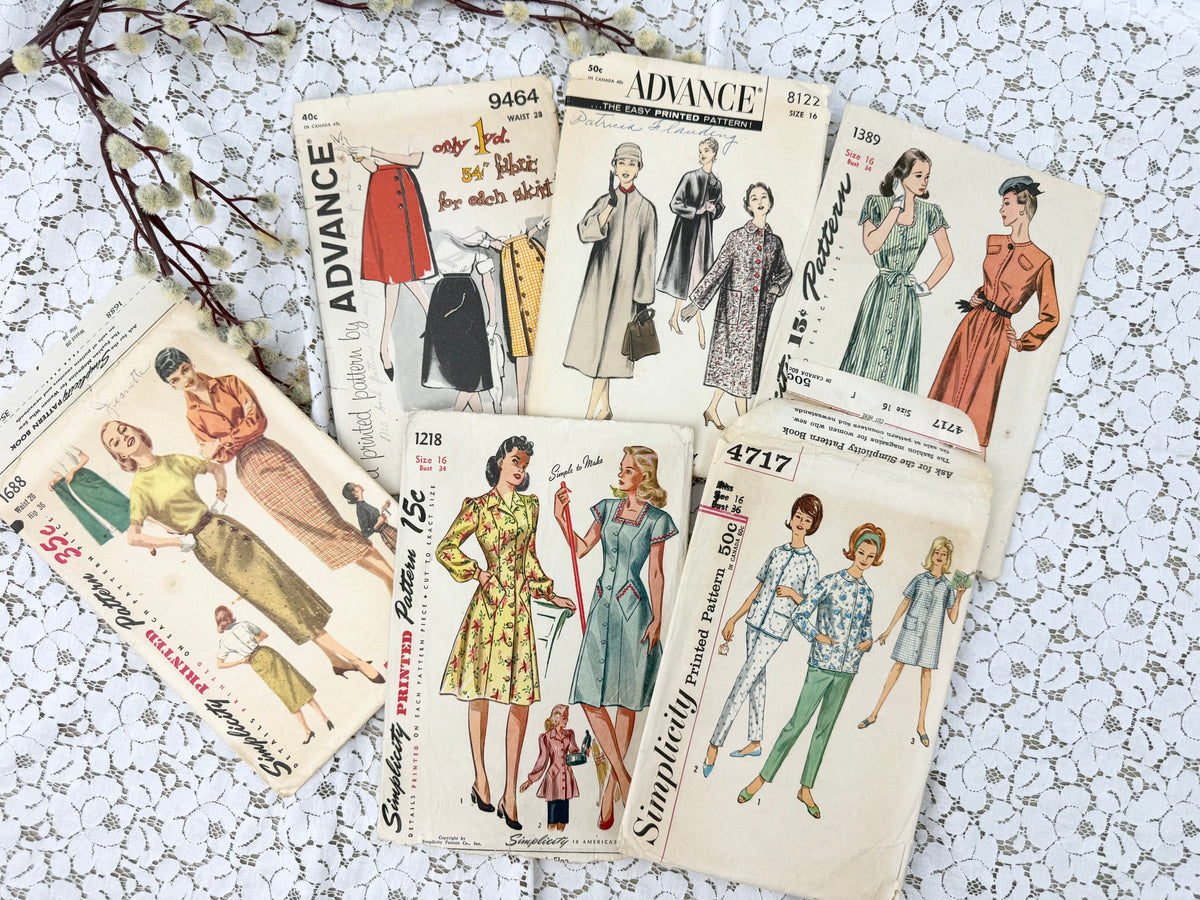Vintage Pattern Sleeve Set