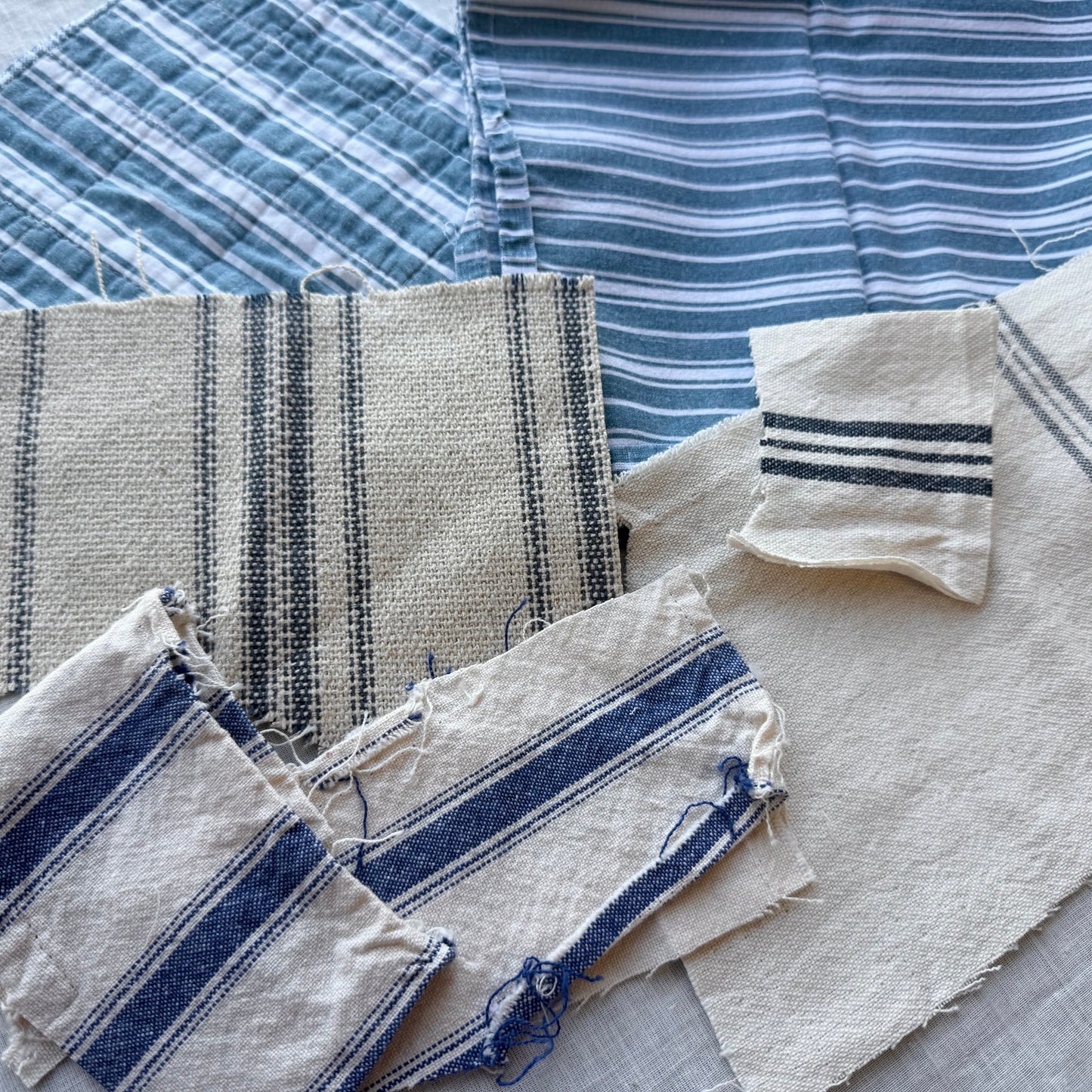 Vintage Blue Fabric Bundle
