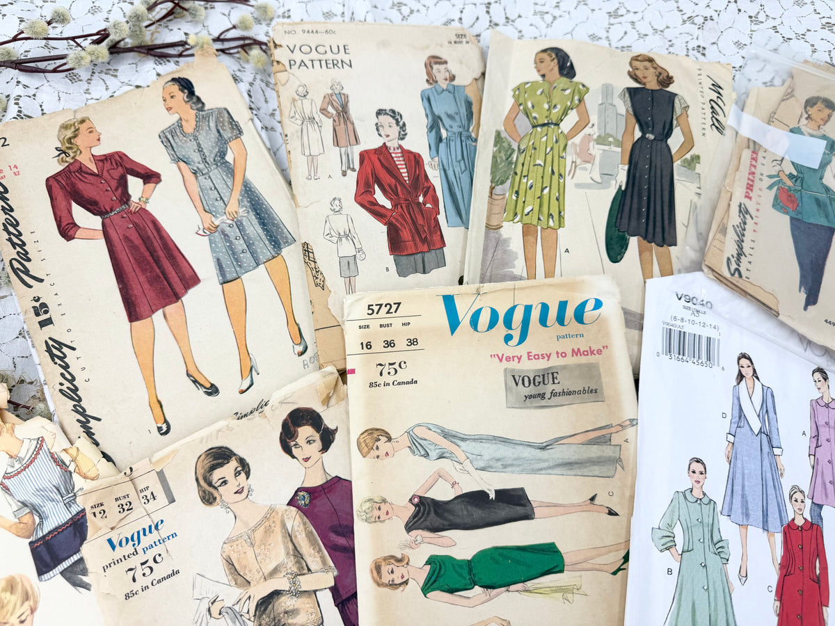 Vintage Pattern Sleeve Set
