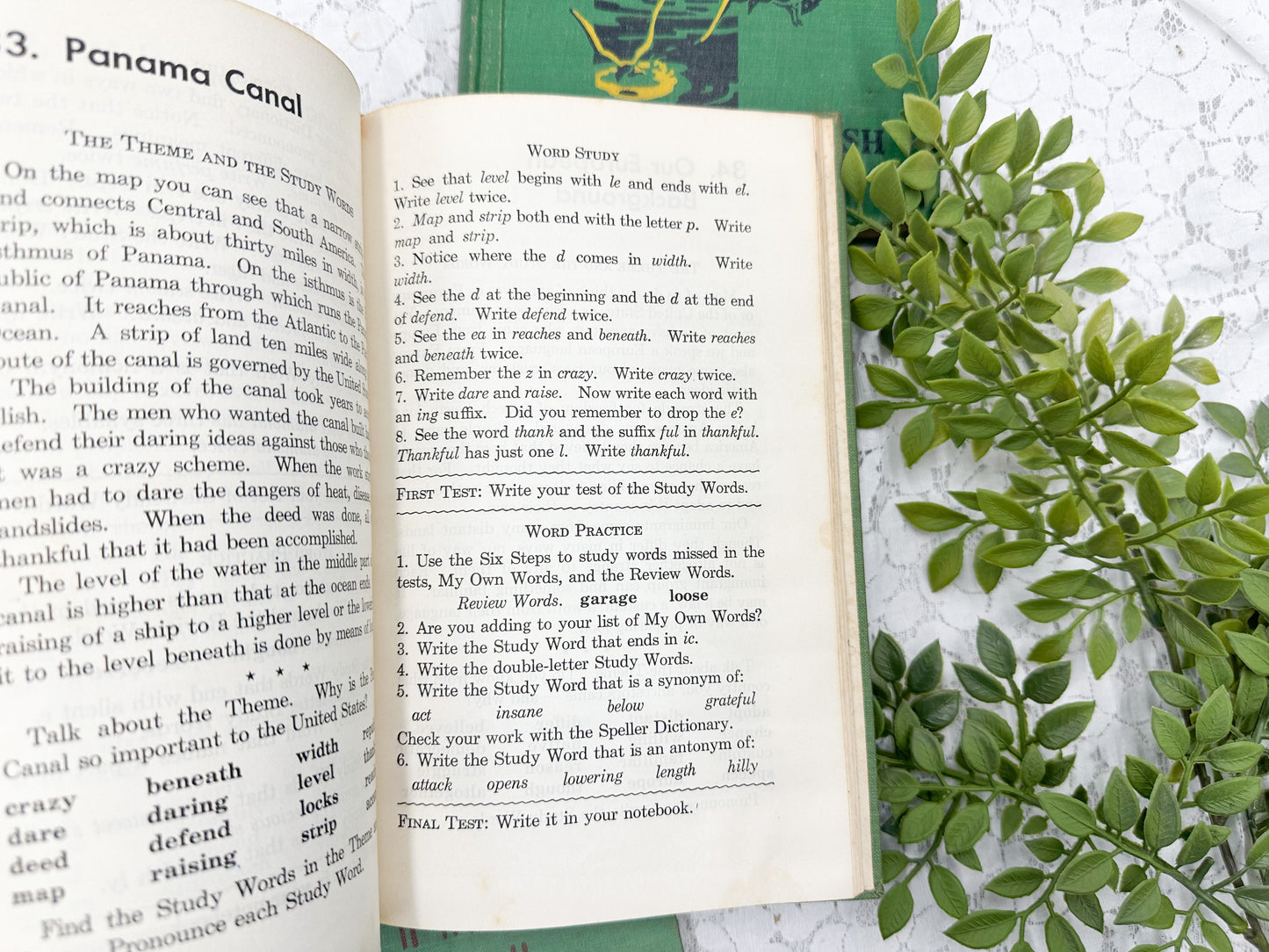 Vintage Textbooks (Set of 3)