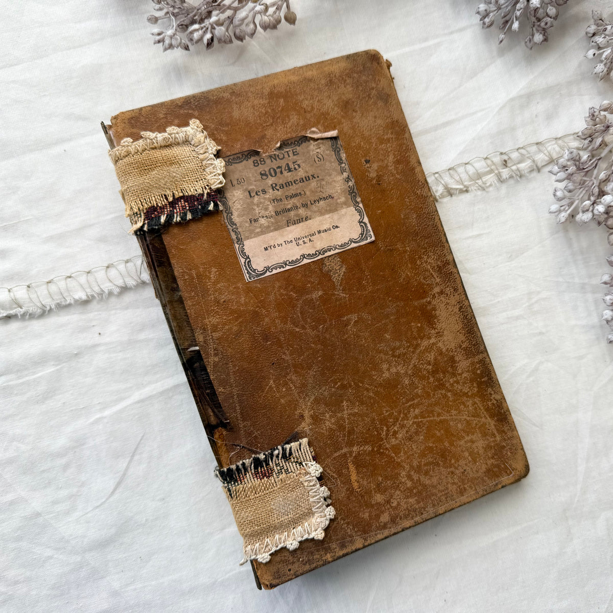 Handmade Journal Cover and Ephemera