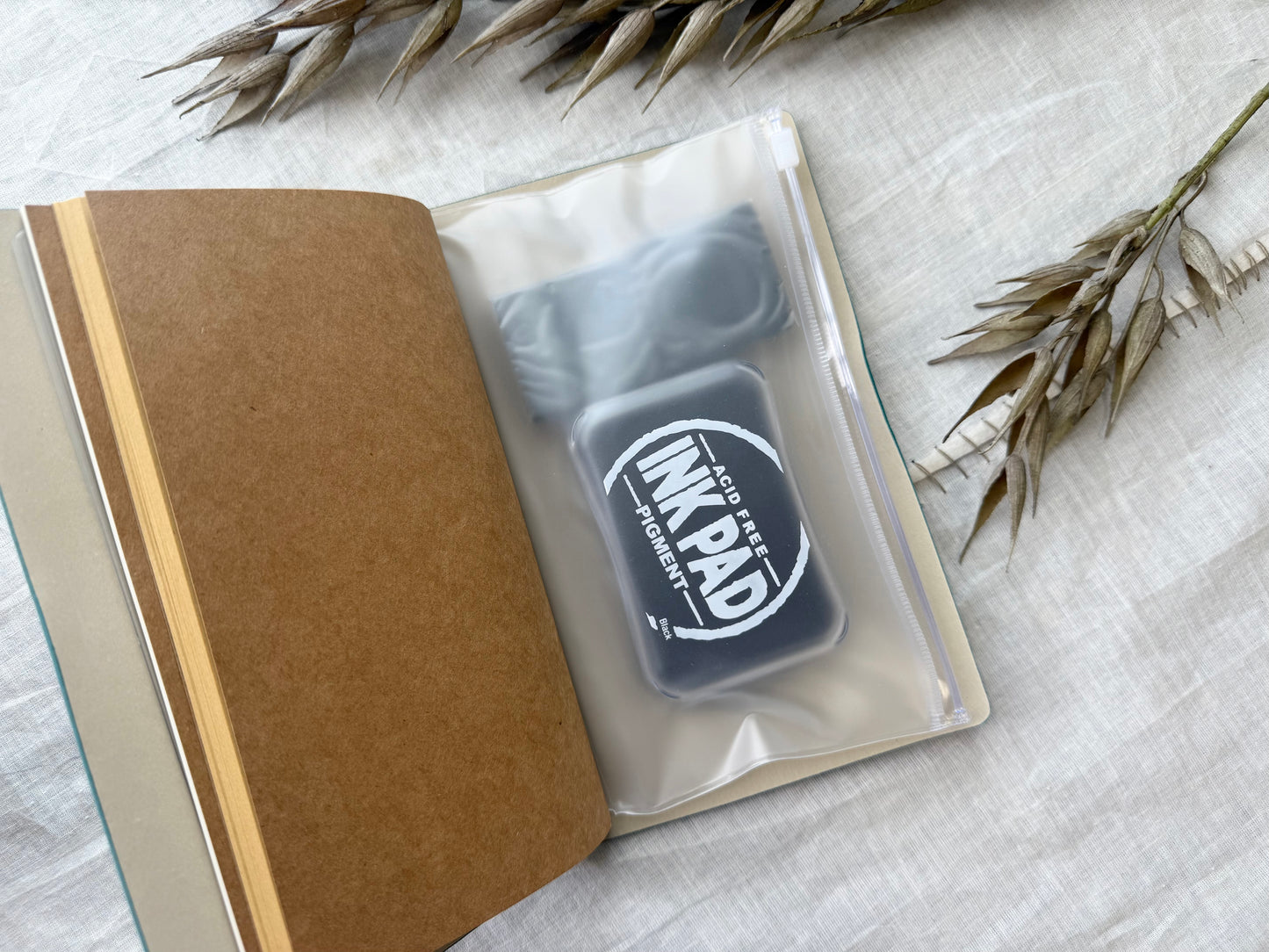 Travel Journal with Impression Stamping Kit