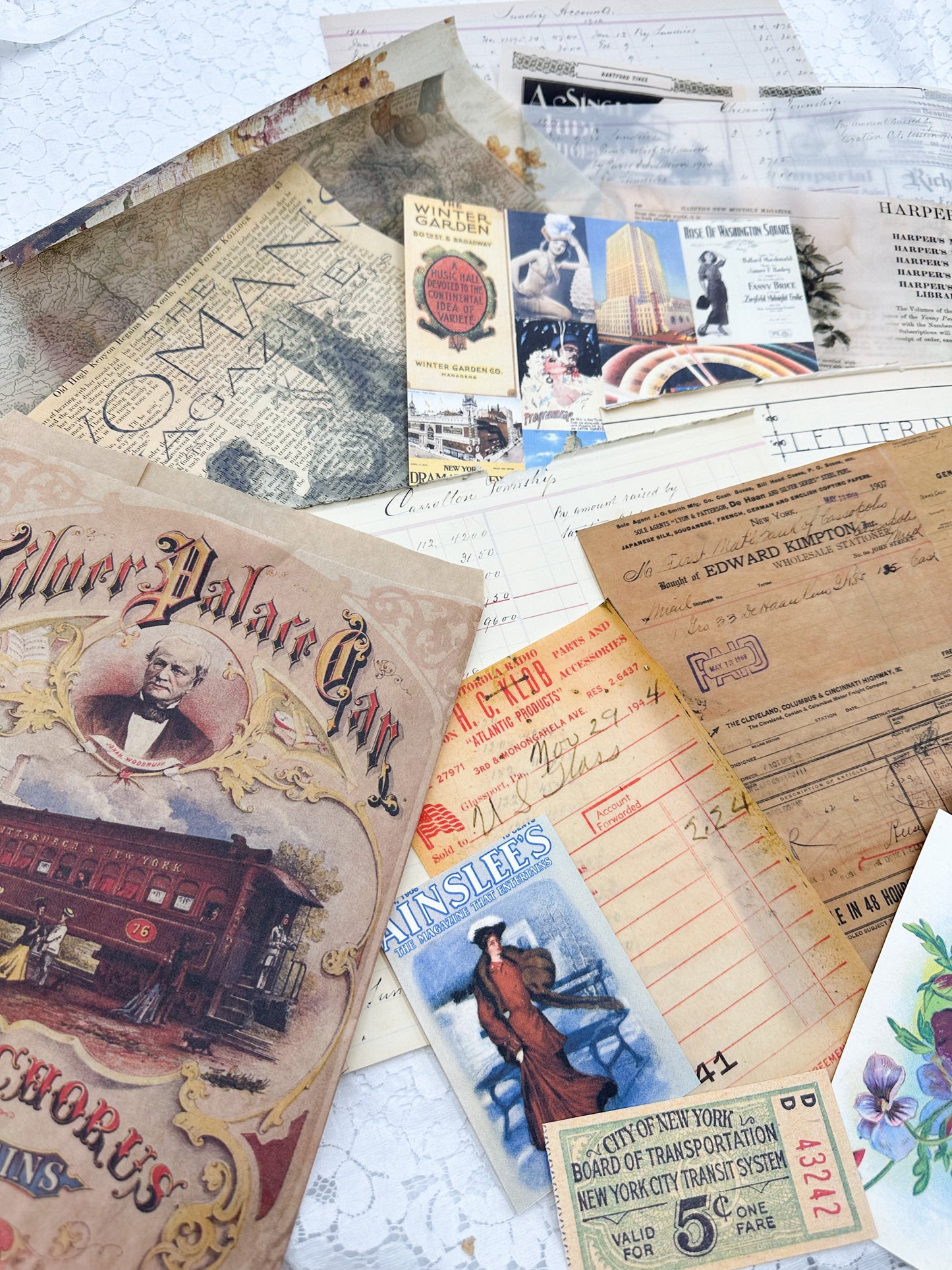 Randomly Selected Prints on a Variety of Paper Types