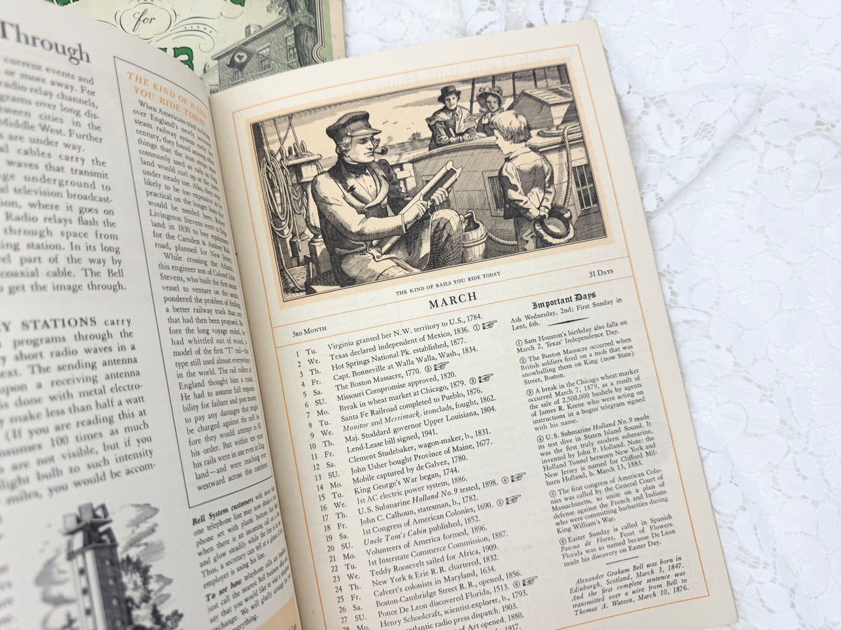 Vintage Almanac & Calendar Ephemera