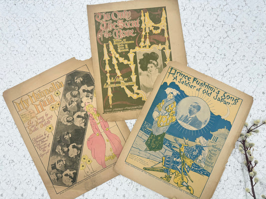 Vintage Music Sheets