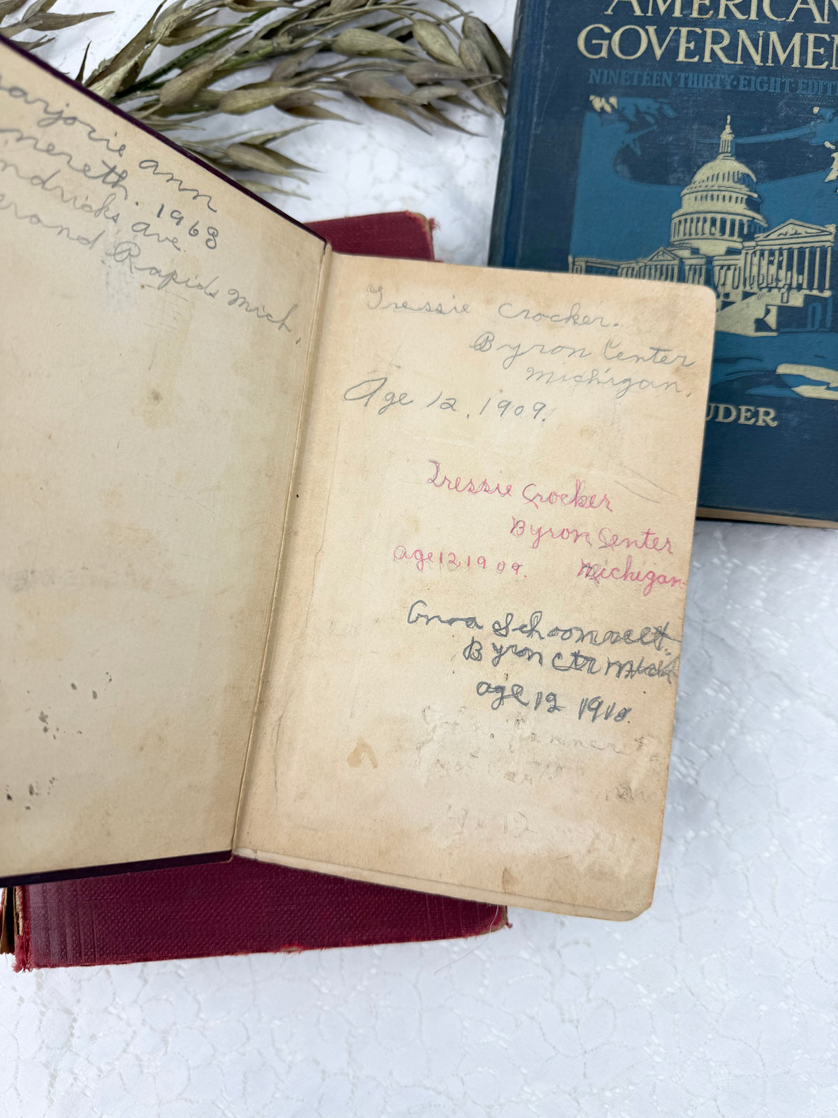 Vintage Textbook Set