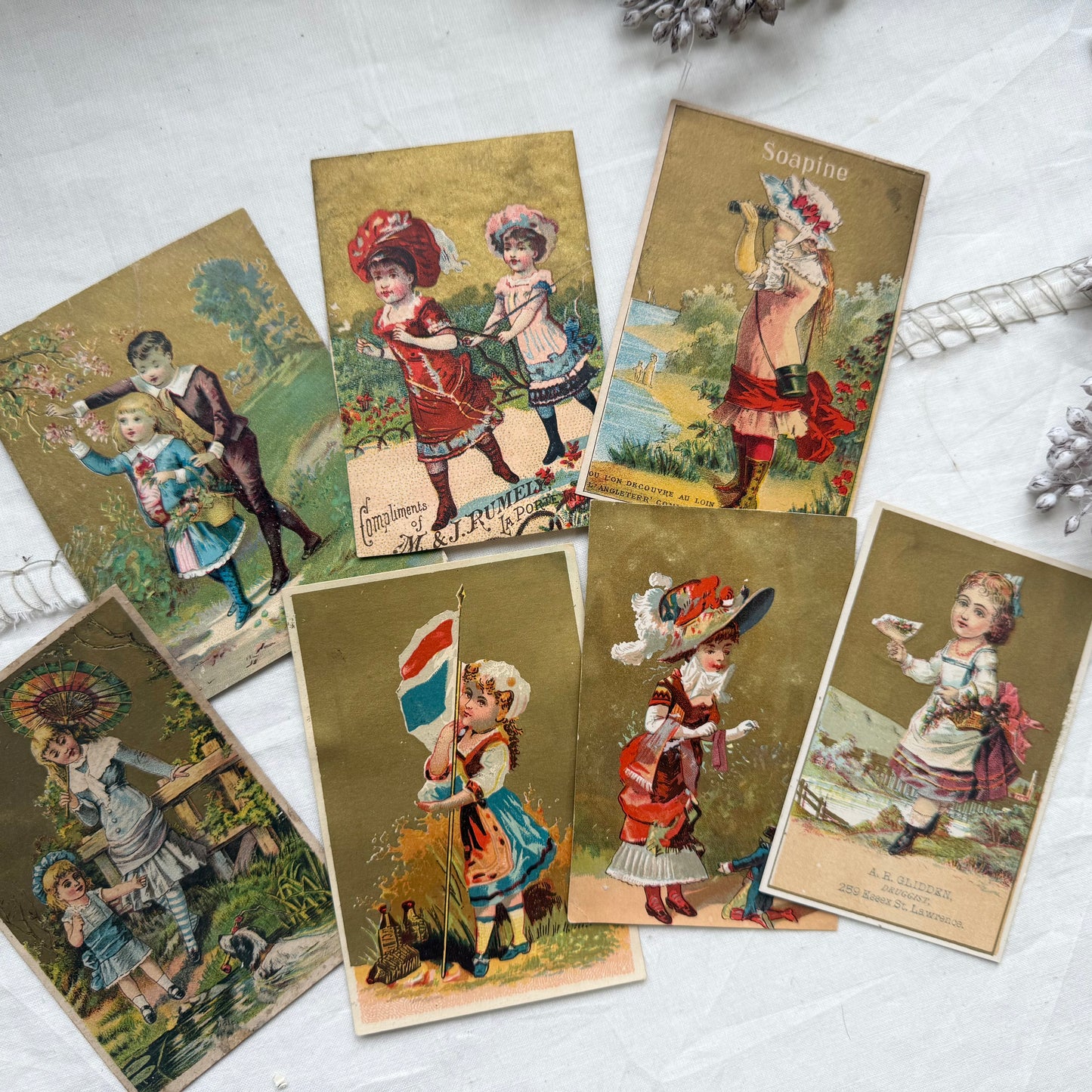 Vintage Trading Card Set