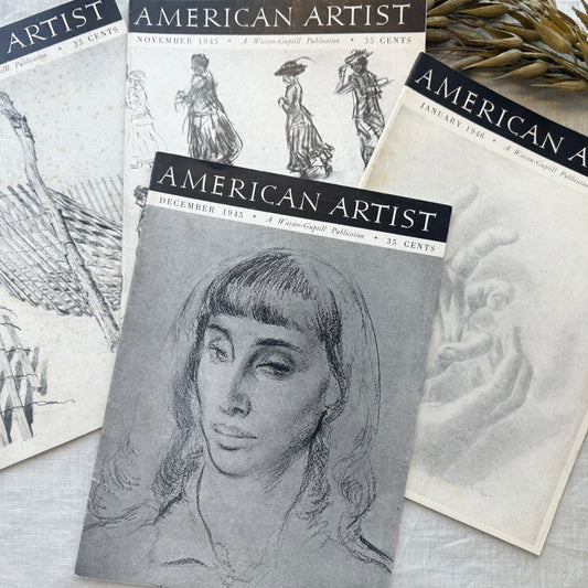 Vintage American Artist Magazines
