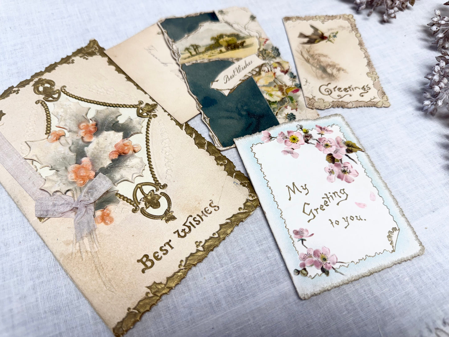 Vintage Greeting Card Set