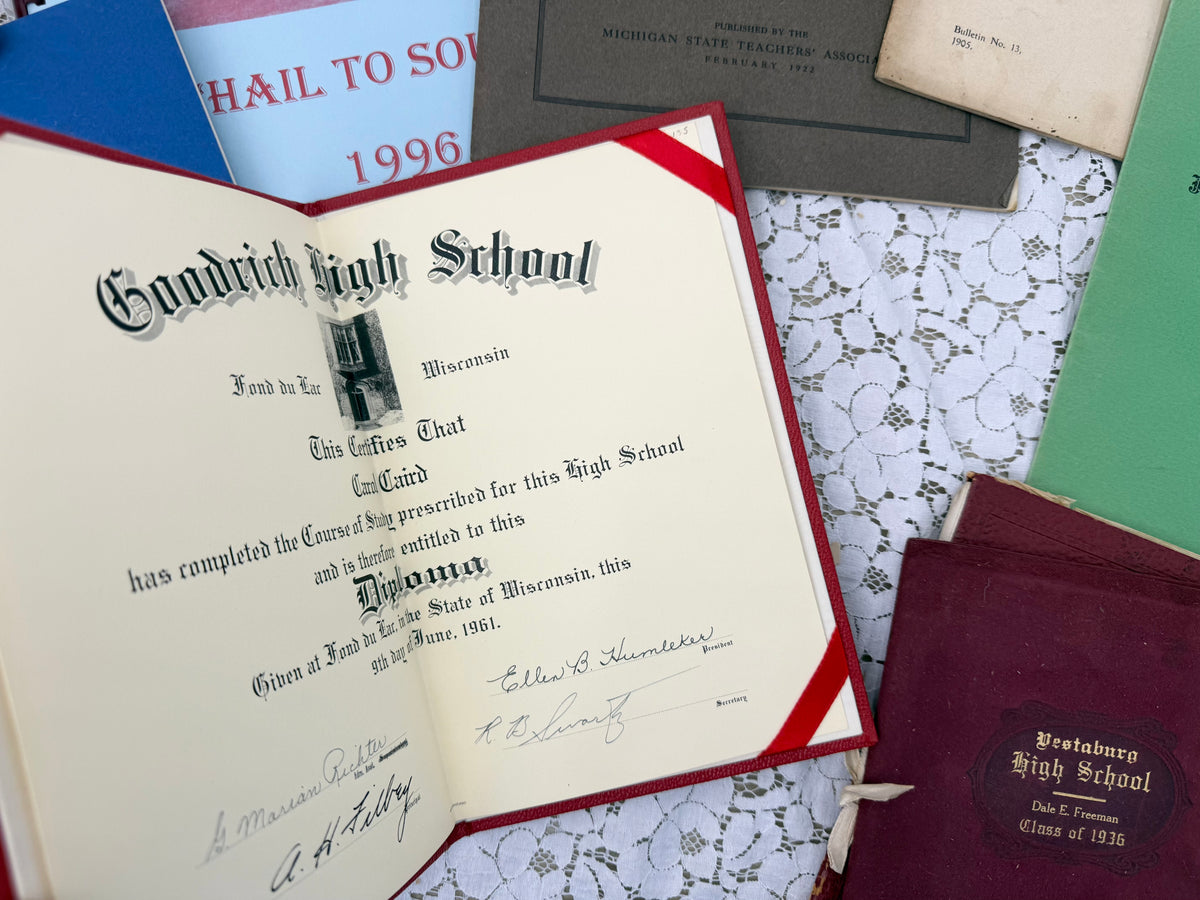 Vintage School Ephemera