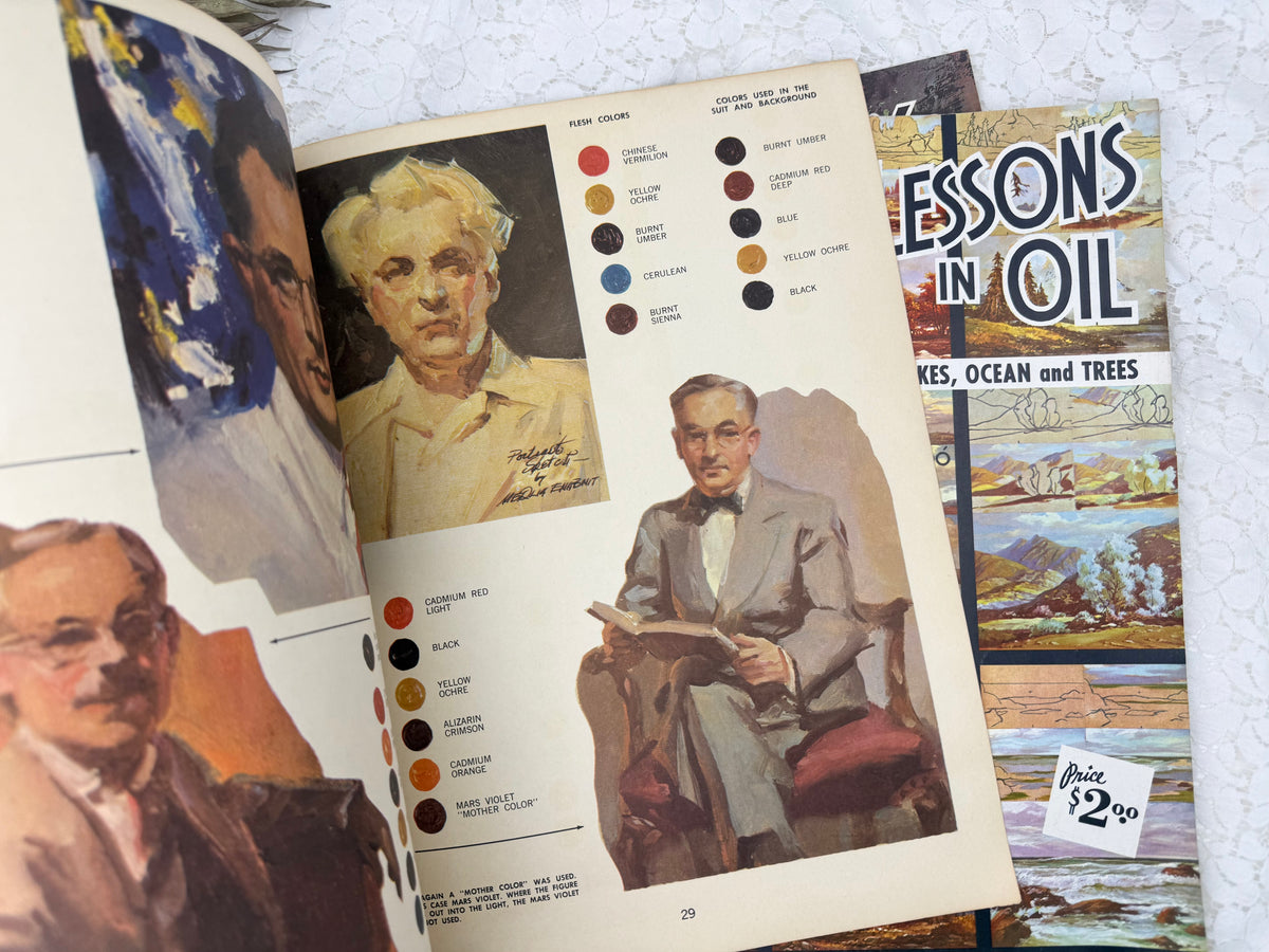 Vintage Art Book Set