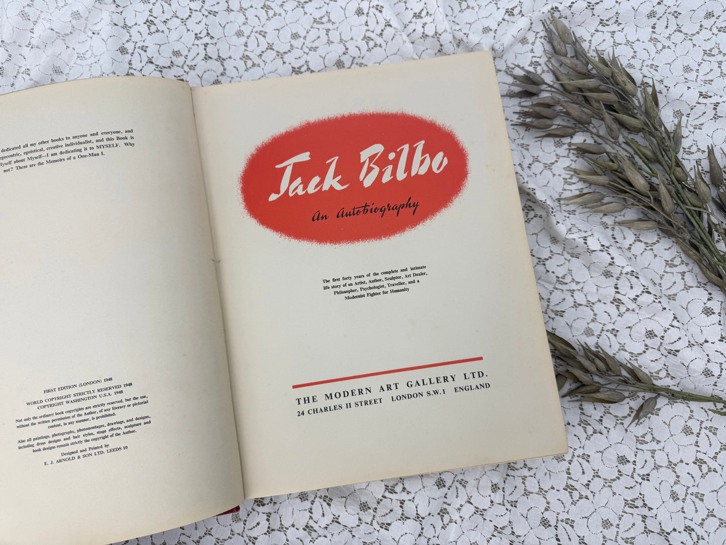 Jack Bilbo Coffee Table Book