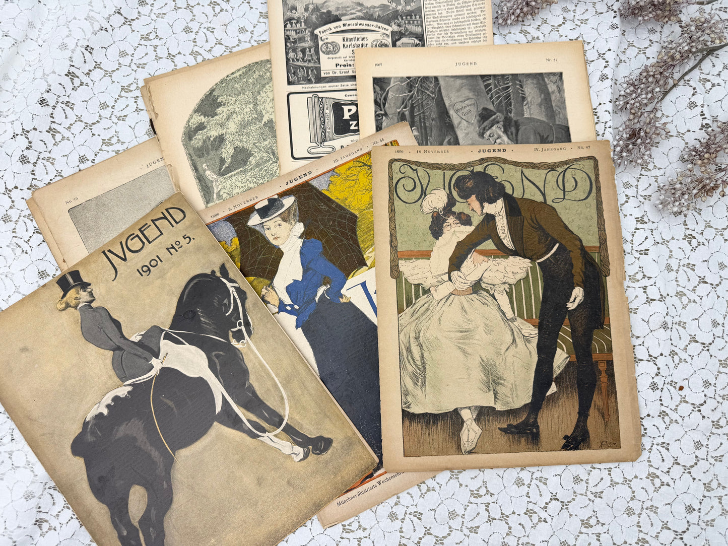 Vintage German Magazines Pages