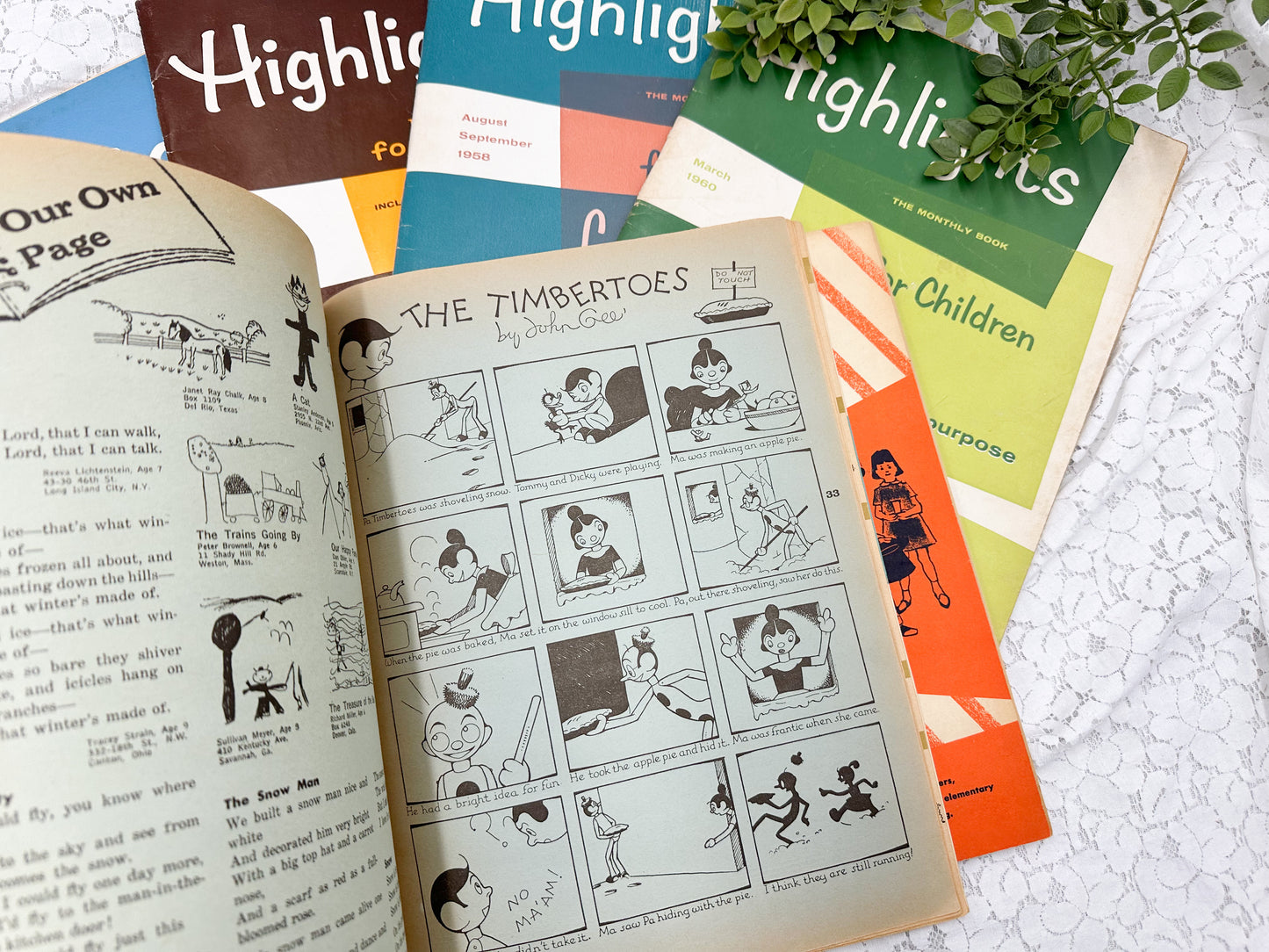Vintage Highlight Magazines (Set of 6)