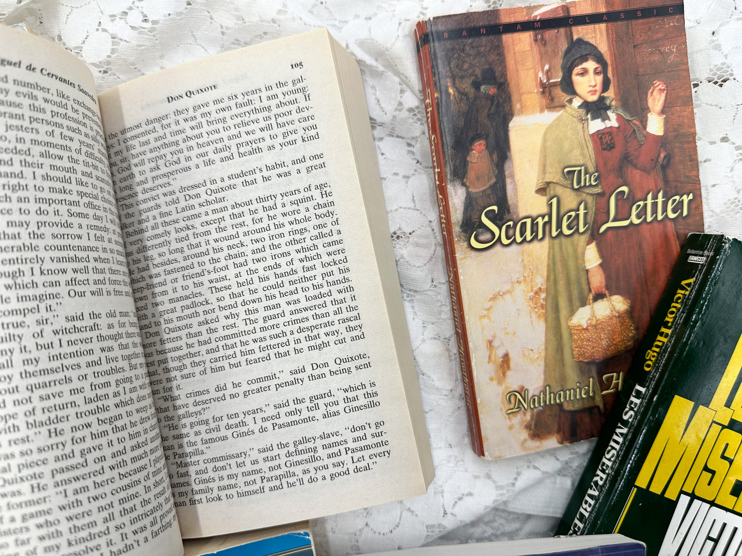 Set of Classic Paperbacks with Written Notes